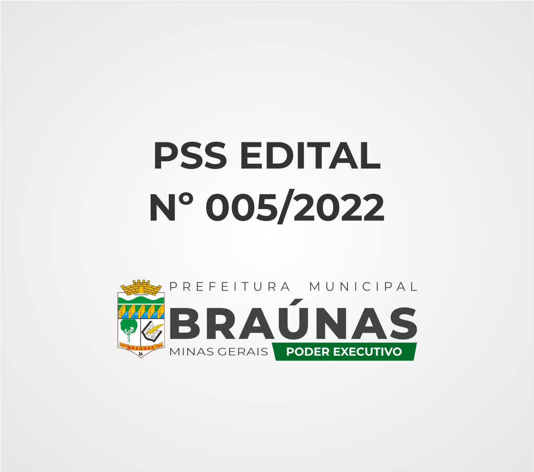PSS - EDITAL Nº 005/2022